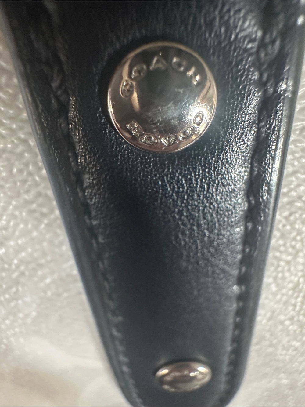 Coach Reversible Chalk/Navy Signature Canvas Tote Bag READ DETAILS - Picture 16 of 16